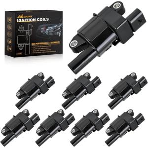 imageNilight Ignition Coil Pack Fit for Toyota Chevy Prizm Pontiac Vibe Corolla Matrix Celica MR2 Spyder 2000 2001 2002 2003 2004 2005 2006 2007 2008 18 L4 OE UF247 UF315 C1249 Ignition Coils Set of 4Chevy GMC Cadillac V8 20022017 UF414 5C1555 8PCS