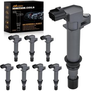 imageNilight Ignition Coil Pack Fit for Toyota Chevy Prizm Pontiac Vibe Corolla Matrix Celica MR2 Spyder 2000 2001 2002 2003 2004 2005 2006 2007 2008 18 L4 OE UF247 UF315 C1249 Ignition Coils Set of 4Dodge Jeep 20022007 UF270 UF297 UF399 C1231 8PCS