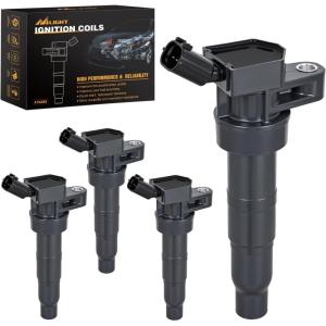 imageNilight Ignition Coil Pack Fit for Toyota Chevy Prizm Pontiac Vibe Corolla Matrix Celica MR2 Spyder 2000 2001 2002 2003 2004 2005 2006 2007 2008 18 L4 OE UF247 UF315 C1249 Ignition Coils Set of 4Kia Hyundai Santa 20082016 UF611 C1667 C1669 4PCS
