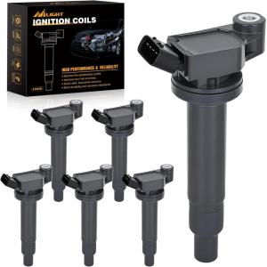 imageNilight Ignition Coil Pack Fit for Toyota Chevy Prizm Pontiac Vibe Corolla Matrix Celica MR2 Spyder 2000 2001 2002 2003 2004 2005 2006 2007 2008 18 L4 OE UF247 UF315 C1249 Ignition Coils Set of 4Toyota Sienna Camry Lexus 9908 UF267 C1175 6PCS