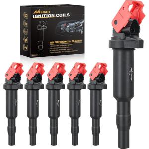 imageNilight Ignition Coil Pack Fit for Toyota Chevy Prizm Pontiac Vibe Corolla Matrix Celica MR2 Spyder 2000 2001 2002 2003 2004 2005 2006 2007 2008 18 L4 OE UF247 UF315 C1249 Ignition Coils Set of 4BMW 20012013 UF592 C1638 0221504470 6PCS