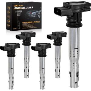 imageNilight Ignition Coil Pack Fit for Toyota Chevy Prizm Pontiac Vibe Corolla Matrix Celica MR2 Spyder 2000 2001 2002 2003 2004 2005 2006 2007 2008 18 L4 OE UF247 UF315 C1249 Ignition Coils Set of 4Volkswagen VW Audi 20052015 UF575 07K905715 5PCS