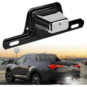 imageNilight LED License Plate Light wBracket Mount Waterproof Courtesy Step Tag Dome Cargo Lights Chrome Housing 12V for Truck Trailer RV UTV ATV Camper BoatLicense Plate Light wBracket