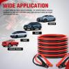 imageNilight 0 Gauge 30 Feet Heavy Duty Jumper Cables 1000 Amp Booster Battery Cables with Permanent Installation kit and Quick Connect Plug Includes carrying bag for 12V amp 24V Cars SUVs and Trucks6 Guage 20 FT