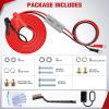 imageNilight 0 Gauge 30 Feet Heavy Duty Jumper Cables 1000 Amp Booster Battery Cables with Permanent Installation kit and Quick Connect Plug Includes carrying bag for 12V amp 24V Cars SUVs and Trucks20 Guage 30 FT Quick Connect