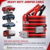 imageNilight 0 Gauge 30 Feet Heavy Duty Jumper Cables 1000 Amp Booster Battery Cables with Permanent Installation kit and Quick Connect Plug Includes carrying bag for 12V amp 24V Cars SUVs and Trucks0 Guage 30 FT Quick Connect