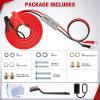 imageNilight 0 Gauge 30 Feet Heavy Duty Jumper Cables 1000 Amp Booster Battery Cables with Permanent Installation kit and Quick Connect Plug Includes carrying bag for 12V amp 24V Cars SUVs and Trucks0 Guage 25 FT Quick Connect