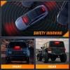 imageNilight 12LED Traffic Advisor Strobe Light Bar White Emergency Warning Hazard Safety Dash FrontRear Windshield Flashing Lights for Cars Trucks Police Firefighter Plow Construction VehiclesRed