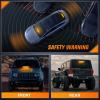 imageNilight 12LED Traffic Advisor Strobe Light Bar White Emergency Warning Hazard Safety Dash FrontRear Windshield Flashing Lights for Cars Trucks Police Firefighter Plow Construction VehiclesAmber