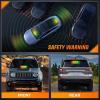 imageNilight 12LED Traffic Advisor Strobe Light Bar White Emergency Warning Hazard Safety Dash FrontRear Windshield Flashing Lights for Cars Trucks Police Firefighter Plow Construction VehiclesAmber Green