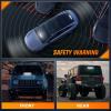 imageNilight 12LED Traffic Advisor Strobe Light Bar White Emergency Warning Hazard Safety Dash FrontRear Windshield Flashing Lights for Cars Trucks Police Firefighter Plow Construction VehiclesWhite