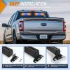 imageNilight 162 LED Traffic Advisor Strobe Light Bar 2in1 Amber Blue Emergency Warning Hazard Lights with Controller 4 Switchable Color 36 Flash Pattern for Trucks Cars Tow Plow Construction VehiclesAmber Blue