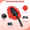 imageNilight 27PCS Car Detailing Kit Auto Cleaning Tools Wash Set with Storage Carry Bag Home Use for Interior Exterior Deep Clean Polish Car Care Windshield Dashboard Seat Air Vents Wheels Tires Yellow15PCS Set  Red