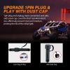 imageNilight 2PCS 3FT RGB LED Whip Light with Spring Base and 6 PCS Rock Lights Combo Remote App Control wDIY Chasing Patterns Turn Signal Brake Reverse Antenna Lighted Whips for ATV UTV Polaris RZR Jeep4FT 2PCS