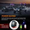 imageNilight 2PCS 3FT RGB LED Whip Light with Spring Base and 6 PCS Rock Lights Combo Remote App Control wDIY Chasing Patterns Turn Signal Brake Reverse Antenna Lighted Whips for ATV UTV Polaris RZR Jeep3FT 2PCS