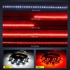 imageNilight 2PCS 70 Inch Emergency Strobe Light Strip 1125 LED Running Board Lights Red White Flexible Side Flashing Warning Caution Safety Waterproof for Truck Construction Vehicles PickupTailgate Red White