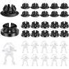 imageNilight 30PCS Hood Support Prop Rod Holder Clips Hood Prop Rod Grommet Car Hood Rod Clip 91503SS0003 Compatible with Honda Accord Odyssey Prelude Acura RDX TSX