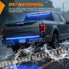 imageNilight 49 Inch Emergency Strobe Light Strips with Controller 288LED Flashing Warning Hazard Safety Rear Window Tailgate Lights for Truck Trailer Construction Plow Pickup Tow SUV Vehicles Red White48 Tailgate Strobe Blue