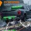 imageNilight 49 Inch Emergency Strobe Light Strips with Controller 288LED Flashing Warning Hazard Safety Rear Window Tailgate Lights for Truck Trailer Construction Plow Pickup Tow SUV Vehicles Red White48 Tailgate Strobe Green White