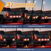 imageNilight 49 Inch Emergency Strobe Light Strips with Controller 288LED Flashing Warning Hazard Safety Rear Window Tailgate Lights for Truck Trailer Construction Plow Pickup Tow SUV Vehicles Red White49 Tailgate Strobe w Controller Red White