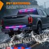 imageNilight 49 Inch Emergency Strobe Light Strips with Controller 288LED Flashing Warning Hazard Safety Rear Window Tailgate Lights for Truck Trailer Construction Plow Pickup Tow SUV Vehicles Red White48 Tailgate Strobe Red Blue