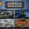imageNilight 4PCS 24LED Emergency Strobe lights 12V 24V Amber Surface Mount Grille Hazard Safety Warning Light Sync Feature Side Flashing Marker Flash for Car Truck CampersAmber Green wController