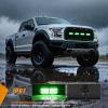 imageNilight 4PCS 24LED Emergency Strobe lights 12V 24V Amber Surface Mount Grille Hazard Safety Warning Light Sync Feature Side Flashing Marker Flash for Car Truck CampersGreen