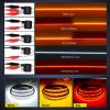 imageNilight 60 Inch Truck Tailgate Strobe Light Strip Tail Emergency Bar Rear Window Warning Lamp UltraBright Double Row 360 LED for Pickup Trailers Construction Vehicles Car SUV Blue White60 Tailgate Light Strip RedWhiteAmber 504 LEDs