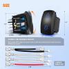 imageNilight 7 Pin Rocker Switch Jumper Wires Set for 7Pin Toggle OnOff Rocker Switch Wiring fot Automotive Polaris Ranger RZR ATV Console Switch Install 1 Set Switch Not IncludedARROWS 7PIN wpanel