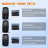 imageNilight 7 Pin Rocker Switch Jumper Wires Set for 7Pin Toggle OnOff Rocker Switch Wiring fot Automotive Polaris Ranger RZR ATV Console Switch Install 1 Set Switch Not IncludedARROWS 7PIN wpanel