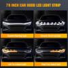 imageNilight 79Inch LED Hood Strip White Dynamic Startup DRL Sequential Amber Turn Signal Waterproof for Cars SUVs amp TrucksAmber White
