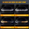 imageNilight 79Inch LED Hood Strip White Dynamic Startup DRL Sequential Amber Turn Signal Waterproof for Cars SUVs amp TrucksAmber White