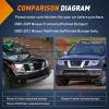imageNilight Fog Light Assembly Compatible with 2010 2011 2012 2013 2014 2015 2016 2017 2018 2019 Nissan Frontier 20052015 Nissan Xterra Bumper Driving Lamps Driver and Passenger Side20052009 Frontier20052012 Pathfinder