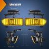imageNilight Fog Light Assembly Compatible with 2019 2020 2021 2022 2023 Chevrolet Silverado 1500 20202023 Chevy Silverado 2500HD 3500HD Smoke Lens Driver and Passenger SideSilverado 19992002 Amber