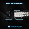imageNilight LED Light Bar 22Inch 120W Spot Flood Combo Led Off Road Lights With 12V 5Pin Rocker Switch 16AWG Wiring Harness Kit2 Lead  2 Years Warranty