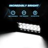 imageNilight LED Light Bar 2PCS 65Inch 36W Flood Led Off Road Lights With 12V 5Pin Rocker Switch 16AWG Wiring Harness Kit2 Lead  2 Years Warranty