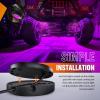 imageNilight LED Rock Light 6PCS Pink Purple Underglow Wheel Well Fender Pods Waterproof Exterior Underbody Roof Rack Side Lamps for 12V 24V Car Truck Pickups ATV UTV SUV Motorcycle BoatPurple