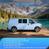 imageNilight Window Rain Guards Smoke Tint Car Window Shade for RainSnow Reduce Wind Noise Car Wash Safe19962014 Chevy Express Van 1500