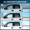 imageNilight Window Rain Guards Smoke Tint Car Window Shade for RainSnow Reduce Wind Noise Car Wash SafeFord F150 20092014 Crew Cab