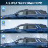 imageNilight Window Rain Guards Smoke Tint Car Window Shade for RainSnow Reduce Wind Noise Car Wash SafeGMC Acadia 20172023