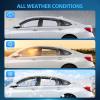 imageNilight Window Rain Guards Smoke Tint Car Window Shade for RainSnow Reduce Wind Noise Car Wash SafeHonda Accord 20182023