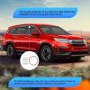 imageNilight Window Rain Guards Smoke Tint Car Window Shade for RainSnow Reduce Wind Noise Car Wash SafeHonda Pilot 20162022