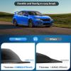 imageNilight in Channel Rain Guards Smoke Tint Reduce Wind NoiseCivic Hatchback 20162021