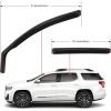 imageNilight in Channel Rain Guards Smoke Tint Reduce Wind NoiseGMC Acadia 20172023