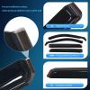 imageNilight in Channel Rain Guards Smoke Tint Reduce Wind NoiseMazda CX5 20172025