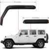 imageNilight in Channel Rain Guards for Wrangler JK 2007 2008 2009 2010 2011 2012 2013 2014 2015 2016 2017 2018 Unlimited 4Door Window Deflectors Vent Window VisorsWrangler JK 20072018