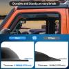 imageNilight in Channel Rain Guards for Wrangler JK 2007 2008 2009 2010 2011 2012 2013 2014 2015 2016 2017 2018 Unlimited 4Door Window Deflectors Vent Window VisorsDurango 20112024