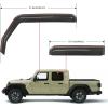 imageNilight in Channel Rain Guards for Wrangler JK 2007 2008 2009 2010 2011 2012 2013 2014 2015 2016 2017 2018 Unlimited 4Door Window Deflectors Vent Window VisorsGladiator 20202026