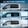 imageNilight inChannel Rain Guards for Ford F150 SuperCrew 2015 2016 2017 2018 2019 2020Window Visors Vent Deflectors Smoke Tinted Wind amp Rain Protection Car Wash Safe  4PCS