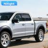 imageNilight inChannel Rain Guards for Ford F150 SuperCrew 2015 2016 2017 2018 2019 2020Window Visors Vent Deflectors Smoke Tinted Wind amp Rain Protection Car Wash Safe  4PCS